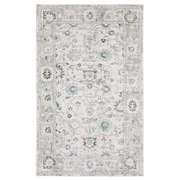 HomeRoots 10' Ivory and Teal Hand-Tufted Oriental Runner Rug - Artisan Crafted for Timeless Elegance and Comfort 10' Runner 575500