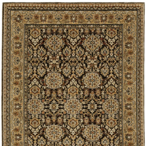 Homeroots 2' Brown Oriental Area Rug - Elegant Design, Stain Resistant, Perfect For Homes With Kids And Pets 2' X 3' Polypropylene 575510