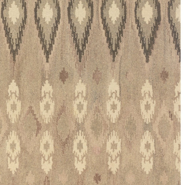 Homeroots 4' Beige Wool Abstract Hand-tufted Area Rug - Stylish, Artistic Design Perfect For Any Home Decor 4' X 6' Wool 575536