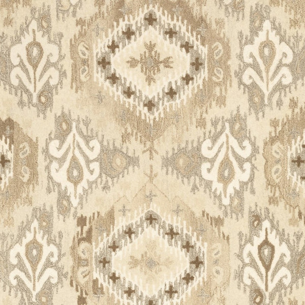 Homeroots 4' Abstract Beige And Ivory Hand-tufted Wool Area Rug - Stylish Design For Cozy Home Décor 4' X 6' Wool 575537