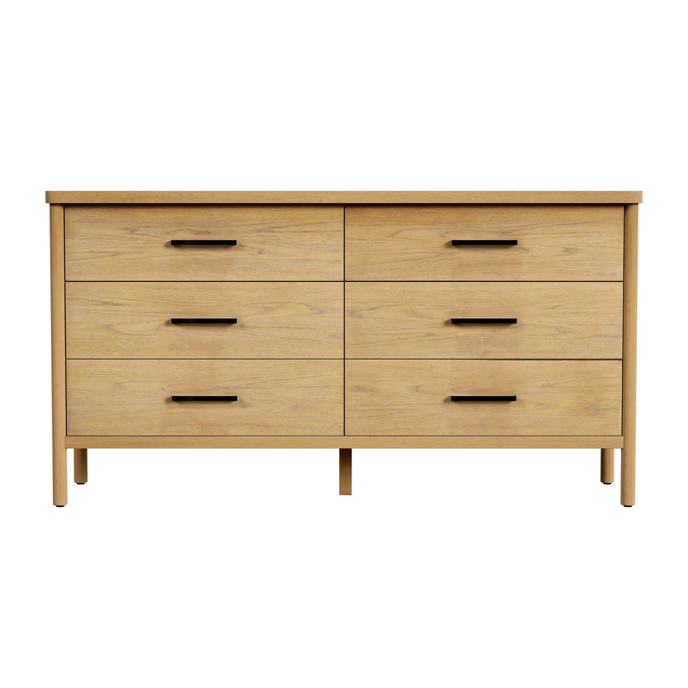 Butler Specialty Lennon 3 Drawer Dresser With Elegant Rounded Legs, Clean Lines, And Organic Soft Finish For Your Space Light Brown Mindi Wood,Mdf,Mindi Veneer 5755473-butler