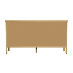 Butler Specialty Lennon 3 Drawer Dresser With Elegant Rounded Legs, Clean Lines, And Organic Soft Finish For Your Space Light Brown Mindi Wood,Mdf,Mindi Veneer 5755473-butler