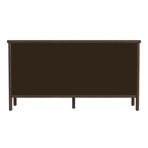 Butler Specialty Lennon 3 Drawer Dresser With Elegant Rounded Legs, Clean Lines, And Organic Soft Finish For Your Space Brown Mindi Wood,Mdf,Mindi Veneer 5755474-butler