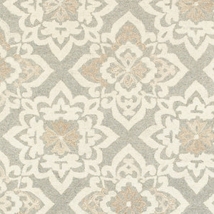 Homeroots 4' Stylish Gray Wool Geometric Hand-tufted Area Rug For Cozy Home Décor And Warmth 4' X 6' Wool 575552