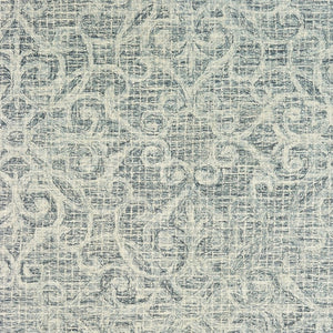 HomeRoots 5' Modern Gray and Ivory Wool Geometric Hand-Tufted Area Rug for Stylish Home Decor and Comfort 5' X 8' 575556