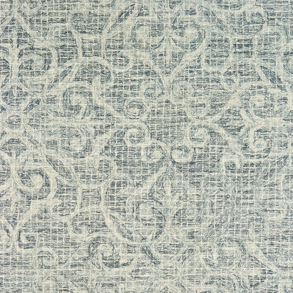 HomeRoots 5' Modern Gray and Ivory Wool Geometric Hand-Tufted Area Rug for Stylish Home Decor and Comfort 5' X 8' 575556