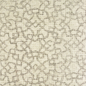 HomeRoots 5' Hand-Tufted Wool Area Rug in Tan and Ivory - Elegant Geometric Design for Any Living Space 5' X 8' 575561