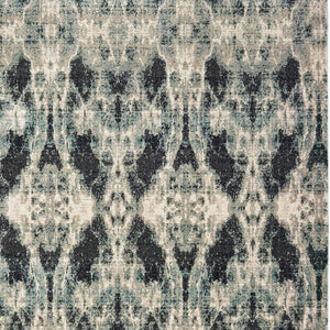 Homeroots 4' Enhance Your Space With A Stylish Gray Abstract Area Rug – Stain Resistant & Soft Texture! 5' X 8' Polypropylene 575562