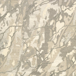 Homeroots 4' Beige Abstract Hand-tufted Wool Area Rug - Elevate Your Living Space With Style And Warmth 4' X 6' Wool 575565