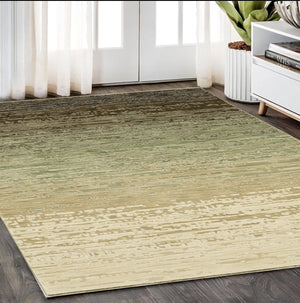 Homeroots 3'' Brown Abstract Area Rug - Stylish, Stain-resistant Comfort For Homes With Kids And Pets 5' X 8' Polypropylene,Polyester 575580
