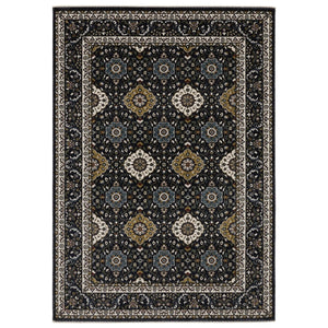 HomeRoots 5' Red Medallion Area Rug with Fringe - Elegant, Stain-Resistant Design for Stylish Living Spaces! 5' X 8' 575619