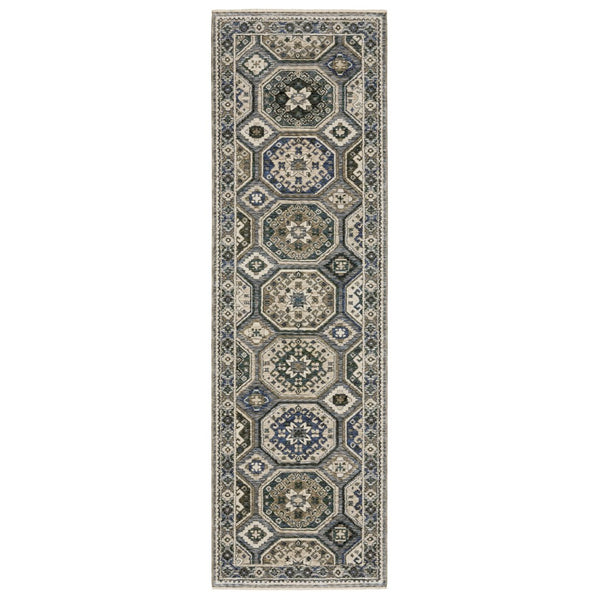 HomeRoots 5' Pink and Red Medallion Area Rug with Fringe - Bohemian Style, Durable, Soft, Stain Resistant Design 8' Runner 575645