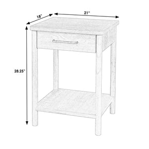 Butler Specialty Lennon Midcentury Farmhouse Nightstand With Rounded Legs And Spacious Storage For Modern Homes Light Brown Mahogany Wood,Mdf,Mahogany Veneer 5756473-butler