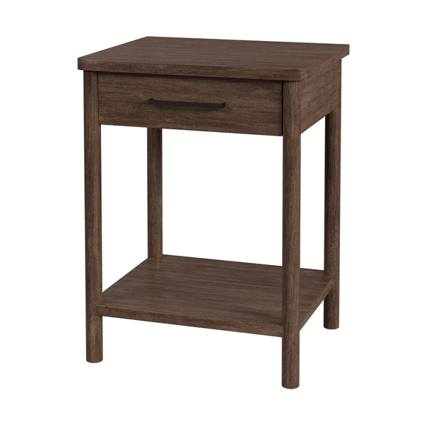 Butler Specialty Lennon Midcentury Farmhouse Nightstand With Rounded Legs And Spacious Storage For Modern Homes Brown Mahogany Wood,Mdf,Mahogany Veneer 5756474-butler