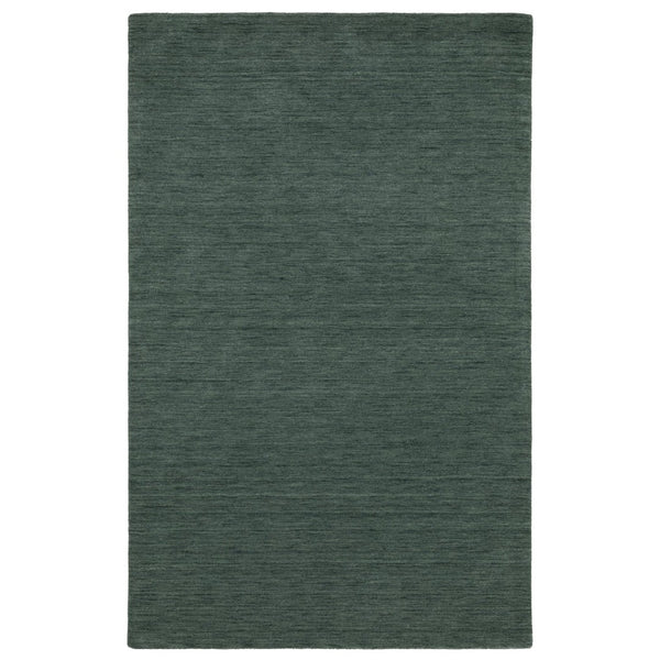 HomeRoots 5' Hand-Tufted Wool Area Rug in Teal and Blue - Cozy, Durable Design for Any Room or Space 5' X 8' 575647