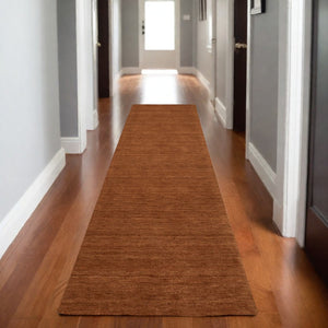 HomeRoots 5' Hand-Tufted Wool Area Rug in Teal and Blue - Cozy, Durable Design for Any Room or Space 8' Runner 575653