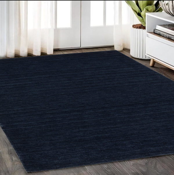 Homeroots 5' Teal Wool Hand Tufted Area Rug - Elevate Your Space With Style, Warmth, And Versatility Today! 5' X 8' Wool 575654