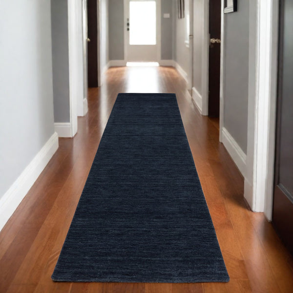 Homeroots 5' Teal Wool Hand Tufted Area Rug - Elevate Your Space With Style, Warmth, And Versatility Today! 8' Runner Wool 575655