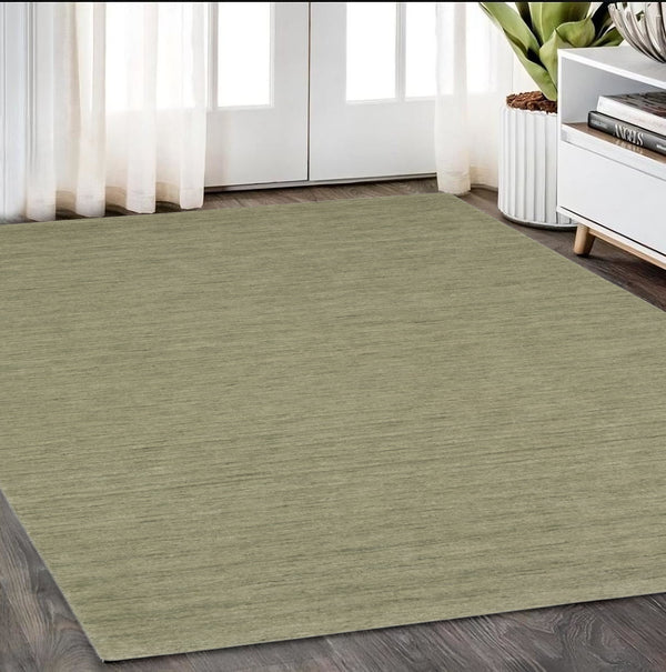 Homeroots 5' Teal Wool Hand Tufted Area Rug - Elevate Your Space With Style, Warmth, And Versatility Today! 5' X 8' Wool 575656