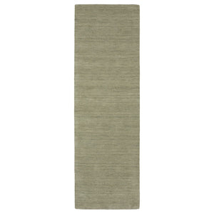 HomeRoots 5' Hand-Tufted Wool Area Rug in Teal and Blue - Cozy, Durable Design for Any Room or Space 8' Runner 575657