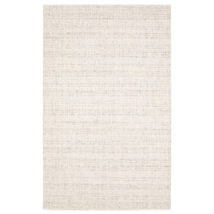 HomeRoots 5' Elegant Ivory and Gray Striped Hand-Tufted Area Rug for Modern and Transitional Home Decor 5' X 8' 575672