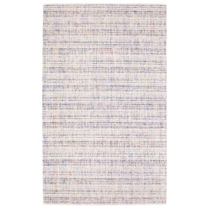 HomeRoots 5' Elegant Ivory and Gray Striped Hand-Tufted Area Rug for Modern and Transitional Home Decor 5' X 8' 575673