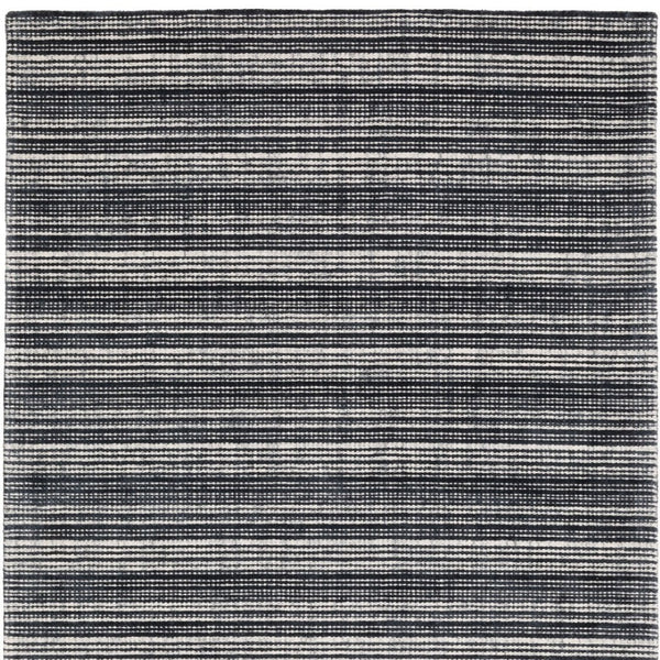 Homeroots 5' Ivory Striped Hand-tufted Area Rug - Add Elegant Texture And Style To Enhance Your Home Decor 5' X 8' Wool Blend 575674