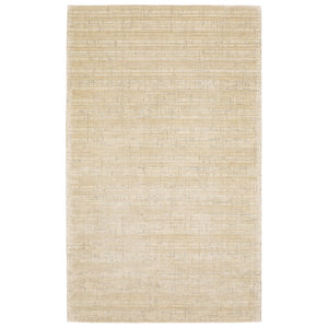 HomeRoots 5' Elegant Ivory and Gray Striped Hand-Tufted Area Rug for Modern and Transitional Home Decor 5' X 8' 575675