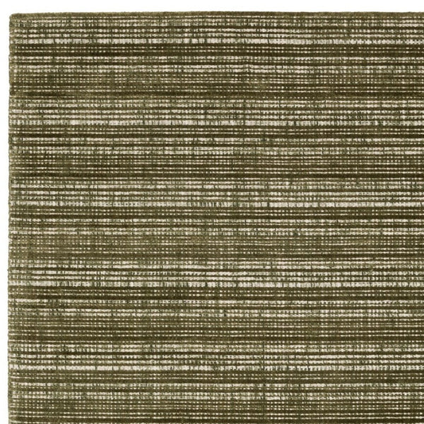 Homeroots 5' Ivory Striped Hand-tufted Area Rug - Add Elegant Texture And Style To Enhance Your Home Decor 5' X 8' Wool Blend 575679