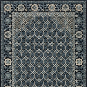 HomeRoots 5' Gold Oriental Area Rug with Elegant Fringed Edges - Durable, Stain-Resistant, Timeless Design 3' X 5' 575684