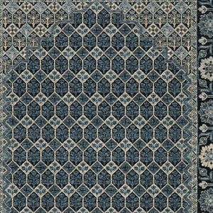 HomeRoots 5' Gold Oriental Area Rug with Elegant Fringed Edges - Durable, Stain-Resistant, Timeless Design 3' X 5' 575684