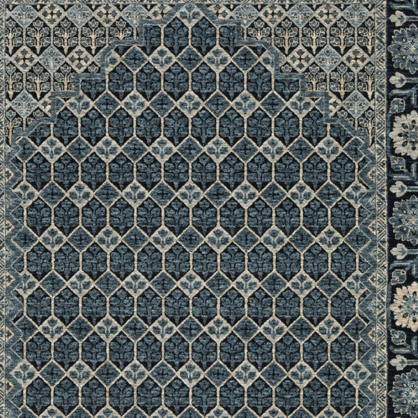 HomeRoots 5' Gold Oriental Area Rug with Elegant Fringed Edges - Durable, Stain-Resistant, Timeless Design 3' X 5' 575684