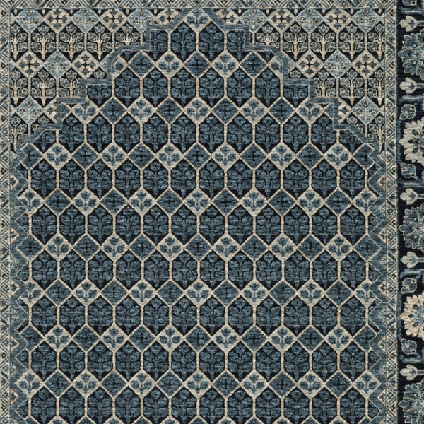 HomeRoots 5' Gold Oriental Area Rug with Elegant Fringed Edges - Durable, Stain-Resistant, Timeless Design 8' Runner 575685