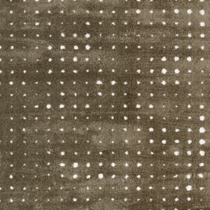 Homeroots 5' Artistic Brown Geometric Power Loom Area Rug – Stain Resistant, Perfect For Homes With Kids & Pets 8' Runner Polyester 575704