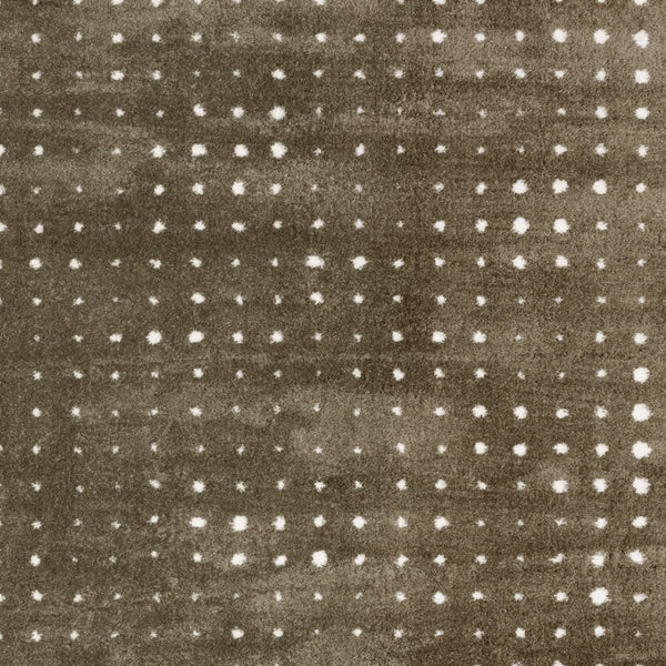 Homeroots 5' Artistic Brown Geometric Power Loom Area Rug – Stain Resistant, Perfect For Homes With Kids & Pets 8' Runner Polyester 575704