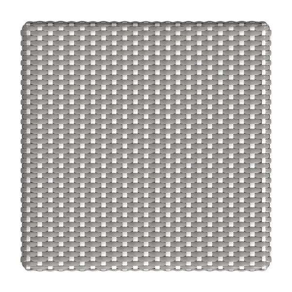 Butler Specialty Riviera Coastal-inspired Backless Rattan Counter Stool For Kitchen And Patio, Durable & Stylish Gray And White Rattan,Polyurethane Synthetic (Pe) Rattan 5757266-butler