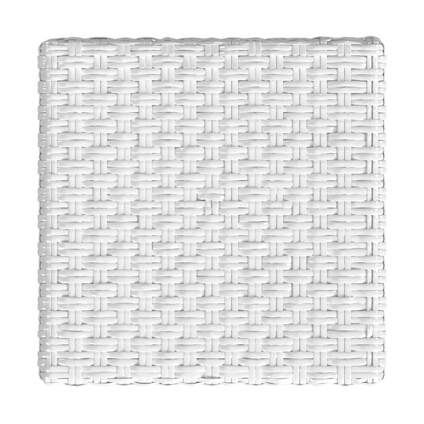 Butler Specialty Riviera Coastal-inspired Backless Rattan Counter Stool For Kitchen And Patio, Durable & Stylish Glossy White Rattan,Polyurethane Synthetic (Pe) Rattan 5757304-butler