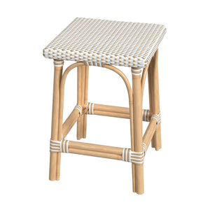 Butler Specialty Riviera Coastal-inspired Backless Rattan Counter Stool For Kitchen And Patio, Durable & Stylish Tan Rattan,Polyurethane Synthetic (Pe) Rattan 5757415-butler