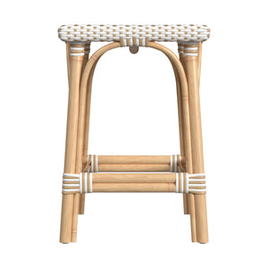 Butler Specialty Riviera Coastal-inspired Backless Rattan Counter Stool For Kitchen And Patio, Durable & Stylish Tan Rattan,Polyurethane Synthetic (Pe) Rattan 5757415-butler