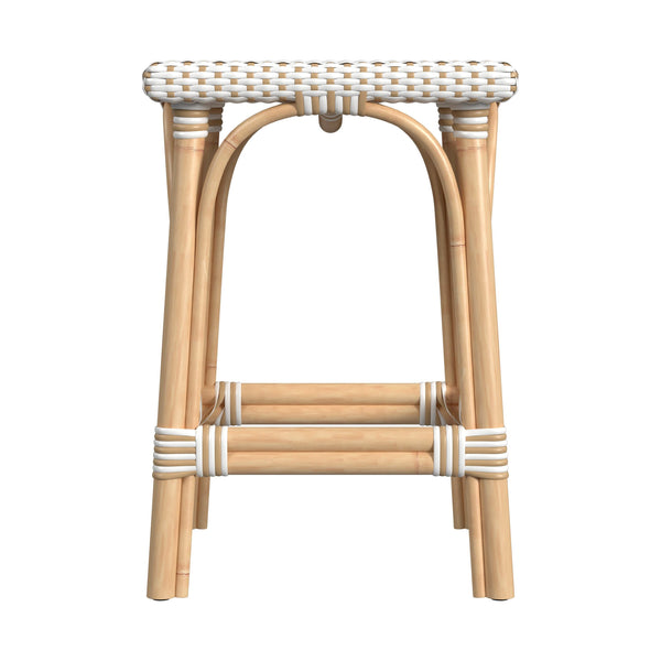 Butler Specialty Riviera Coastal-inspired Backless Rattan Counter Stool For Kitchen And Patio, Durable & Stylish Tan Rattan,Polyurethane Synthetic (Pe) Rattan 5757415-butler