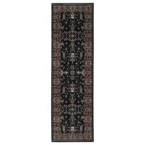 HomeRoots 10' Red Oriental Area Rug - Classic Elegance with Durable, Stain-Resistant Design for Homes 8' Runner 575741