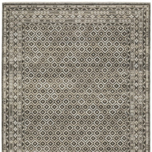 Homeroots 3' Gray Diamond Area Rug With Fringe - Stylish Stain-resistant Design For Home Décor & Comfort 5' X 8' Polyester 575746
