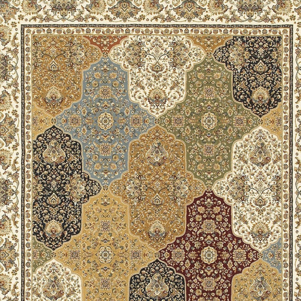 Homeroots 4' Navy Blue Oriental Area Rug With Fringe – Stylish, Stain-resistant Design For Every Home Space 5' X 8' Polypropylene 575752