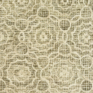 Homeroots 5' Green Wool Geometric Hand-tufted Area Rug - Elevate Your Space With Artful Style & Sophistication 4' X 6' Wool 575756