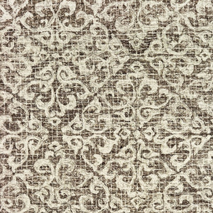 Homeroots 5' Brown Floral Wool Hand Tufted Area Rug – Elevate Your Space With Style And Sophistication 4' X 6' Wool 575757