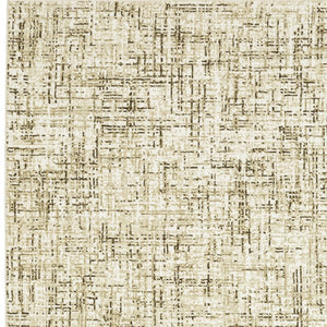 Homeroots 3' Ivory Abstract Area Rug - Elegant Stain-resistant Design For Cozy Living Spaces And Homes 7' X 10' Polypropylene,Polyester 575762