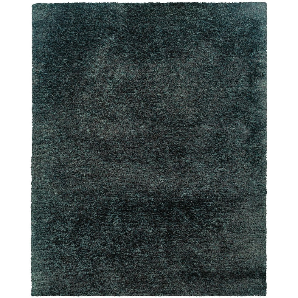 HomeRoots 5' Charcoal Shag Area Rug - Hand-Tufted Plush Design with Cotton Backing for Luxurious Comfort and Durability 3' X 5' 575780
