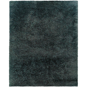 HomeRoots 5' Charcoal Shag Area Rug - Hand-Tufted Plush Design with Cotton Backing for Luxurious Comfort and Durability 3' X 5' 575780