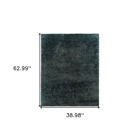 Homeroots 5' Luxurious Ivory Shag Hand-tufted Area Rug – Soft, Stain-resistant Comfort For Any Space 3' X 5' Polyester 575780