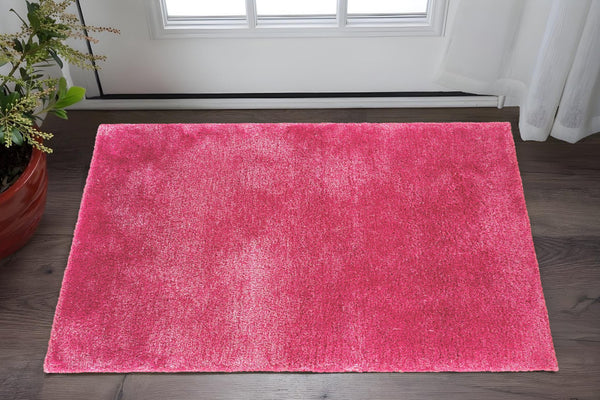 Homeroots 5' Luxurious Ivory Shag Hand-tufted Area Rug – Soft, Stain-resistant Comfort For Any Space 3' X 5' Polyester 575781